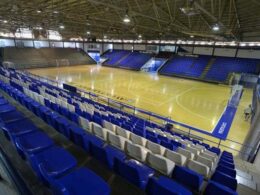 Panorámica del Pabellón Municipal de Deportes Wssell de Guimbarda