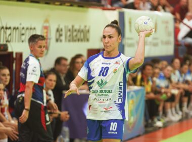 María O’Mullony en un momento del partido.