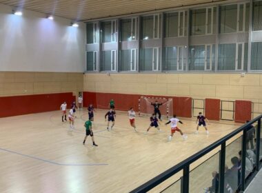 Momento del partido atacando el Ubu San Pablo Burgos.